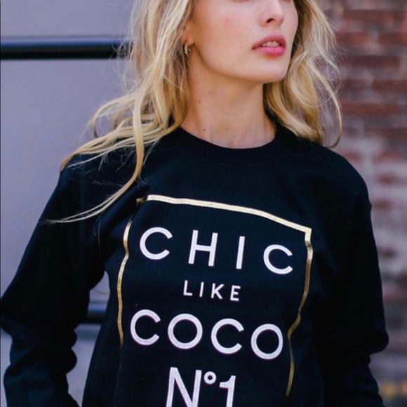 Chic Like Coco Graphic sweatshirt - Picture 3 of 4
